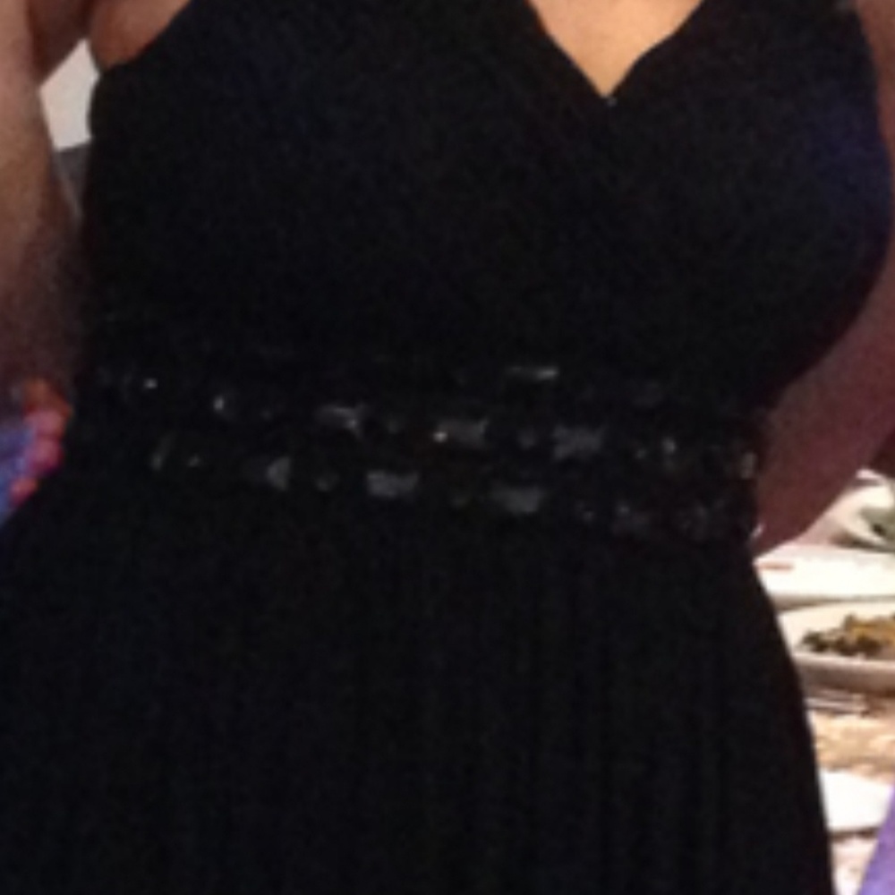 Prom or special occasion dress color block